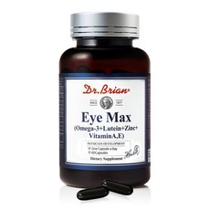 Dr.Brian Omega-3魚油+葉黃素+鋅+維生素AE複合膠囊, 60顆, 1罐