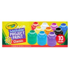 Crayola 繪兒樂 可水洗顏料組, 10色, 59ml