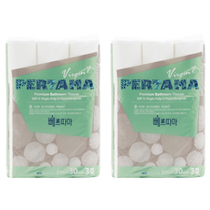 3層自然紙漿捲筒衛生紙, 27m, 30捲, 2袋