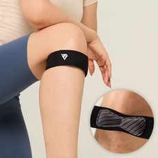 테이핑테크 슬개건 무릎보호대 2p, 1개, 블랙