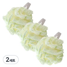 THE ZAKKA 蕾絲泡泡沐浴球 FREE, 綠色, 3入, 2套