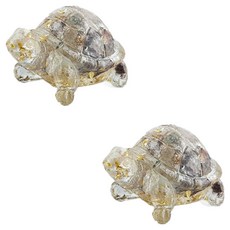 홈플로우 신년 장수기원 원석 느낌 거북이 장식 피규어 2p, 44