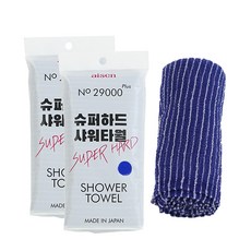 aisen 超硬沐浴巾 29000 PLUS, 藍色, 1入, 2個