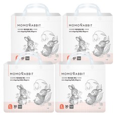 모모래빗 에코씽씽 밴드형 기저귀 아동공용, 대형(L), 120매