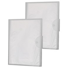 GoodGoodShop 樂譜 試卷 文件夾 收納盒 A3, 2個, 白色