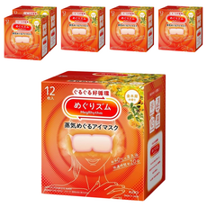 Kao 花王 MegRhythm 美舒律 蒸氣眼罩 金木犀花香, 12片, 6盒