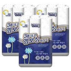 Living3層壓花衛生紙 30m, 3, 30