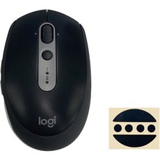 로지텍 M590 멀티 디바이스 무소음 무선 마우스 M-R0064 + 마우스 피트, 그래파이트