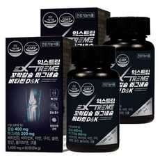 익스트림 꼬막칼슘 마그네슘 비타민 D & K 84g, 2박스, 60정