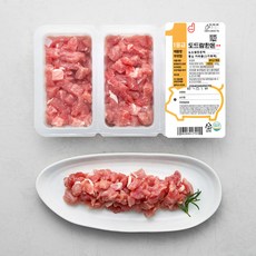 도드람한돈 돼지 등심 스마트팩 1등급 카레용 (냉장), 200g, 3팩