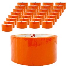 3K牌 彩色封箱膠帶 橘色 48mm*50y*0.043 OPP材質, 36捲