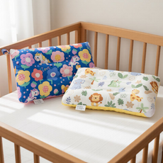 100%純棉可水洗兒童枕頭 2個, 多色