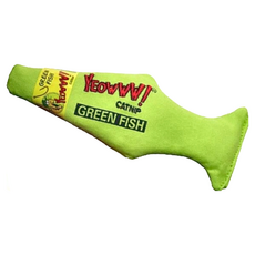 YEOWWW! 綠魚 1個 - 貓咪紓壓玩具 天然貓草填充 安全無毒