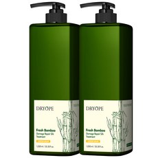 드리오페 프레시 밤부 트리트먼트 레몬밤향, 1.05L, 2개