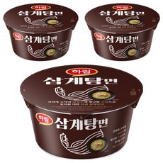 하림 삼계탕면 컵 107g, 3개
