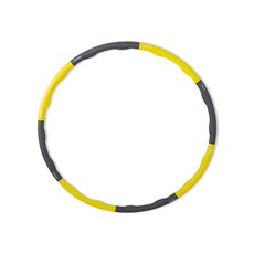 FITBOON 呼拉圈, 黃色+灰色, 1.2公斤