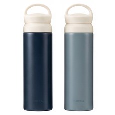 KENTA Urban 雙層真空不鏽鋼隨行杯 2件組, 1套, 500ml, 深海藍, 蘇打藍