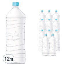 롯데칠성음료 하늘샘 생수 무라벨, 2L, 12개