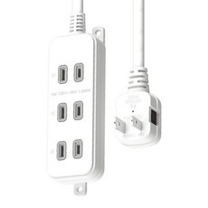 SUN JAKE 2P安全延長線組 3孔 SJ-203C, 3.6m, 1條, 白色
