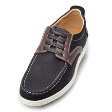 VONIN 소가죽 유팁 스티치 베이직 캐주얼화 AE024BK