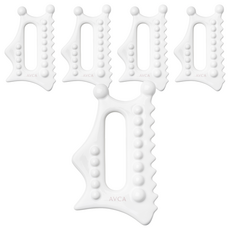 AVCA 陶瓷療癒臉部身體按摩刮痧板, 單一顏色, 5個