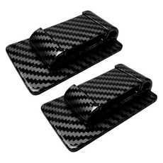 이지윈 소음방지 안전벨트 홀더, 카본, 2개