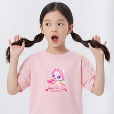 PremierFam 女童奇妙萌可簡約短袖T恤