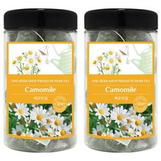 더허브샵 프리미엄 허브 티백차 캐모마일, 1g, 25개입, 2개