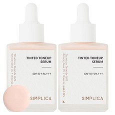 심플리카 틴티드 톤업 세럼, 30ml, 2개