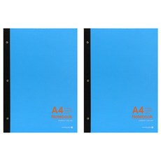 morning glory 5500 A4 3孔校園橫線活頁筆記本, 隨機出貨, 2個