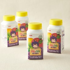 비락 유기가공식품 인증 과일 & 야채 바이올렛 키즈 주스, 135ml, 4개입