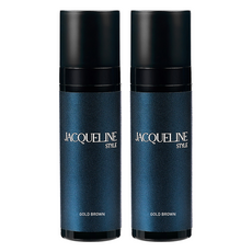 재클린스타일 루트 헤어 컬러 염모제 200ml, 골드 브라운, 2개