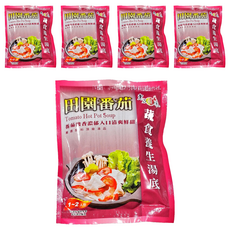 東方韻味 蔬食養生湯底 田園番茄, 火鍋湯底, 70g, 5包