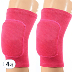 등산 스포츠 무릎보호대 로즈레드 2p, 4개