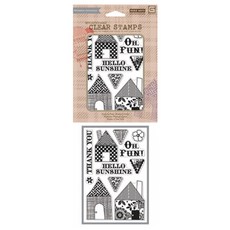 한가람아트타운 클리어스탬프 homey patterns, 1개