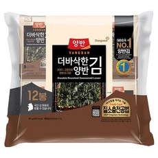 양반 더 바삭한 김, 5g, 12개