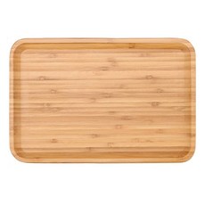 長方形竹托盤 大(36 x 24 x 2cm), 1個, 原木色