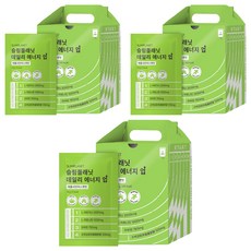 슬림플래닛 데일리 에너지 업 애플샤인머스캣맛 7p, 490ml, 3개