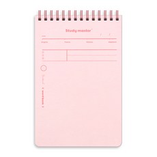 뮤니드 스프링 파스텔 상철 단어 암기 노트, 핑크, 1개