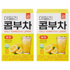 Danongwon 乳酸菌康普茶 檸檬, 5g, 10包, 2盒