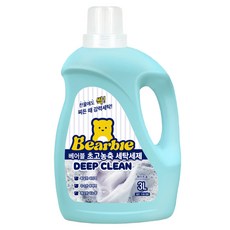 Bearble 深層清潔超濃縮洗衣精 白皂 正裝, 3L, 1瓶
