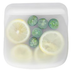 픽댓 프리미엄 실리콘 지퍼백 화이트 4000ml, FREE(one size), 1개, 1개입