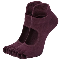 NICOFUN 愛定做 露腳趾腳背防滑瑜珈襪 女襪 FYK24YOGA03