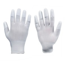 PU指尖塗層手套白色手機套組, 20套