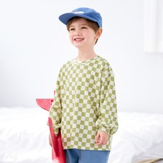 WALTONKIDS 兒童棋盤格T恤