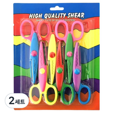 Ainara Edu 五彩繽紛造型剪刀6件組, 2套, 混合顏色