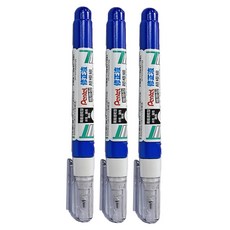 飛龍ZL72修正筆 精細筆尖 速乾配方 辦公學習必備 修正液, 4.2ml, 3入