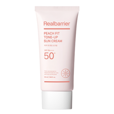 Real Barrier 沛麗膚 蜜桃貼膚提亮防曬霜 SPF50+ PA++++, 50ml, 1條