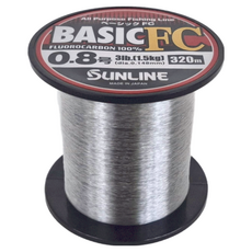 SUNLINE Basic FC 日本製 碳纖線 釣魚線, 320m, 0.8/3LB, 1個