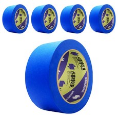 신흥테이프 마스킹 테이프 파랑 48mm x 40m, 5개